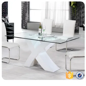 Chinese Modern Gl Dining Table And Chair Whole Product On Alibaba