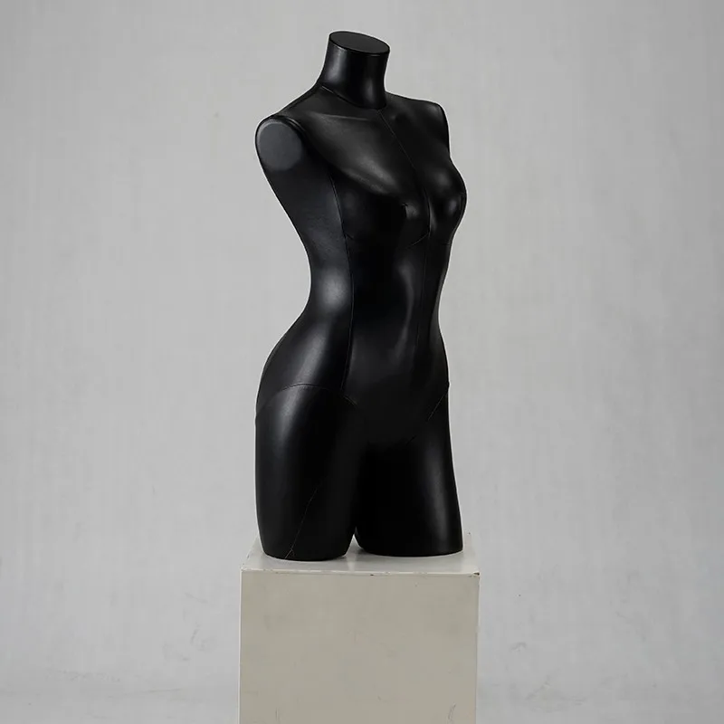 Fashion Design Life Size Pu Manikin Display Sexy Half Body Torso Curvy