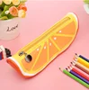 Custom Design Kid PU Leather Pencil Pouch Small Pen Pouch Case Bag Cosmetic Pouch with Zipper for School Office
