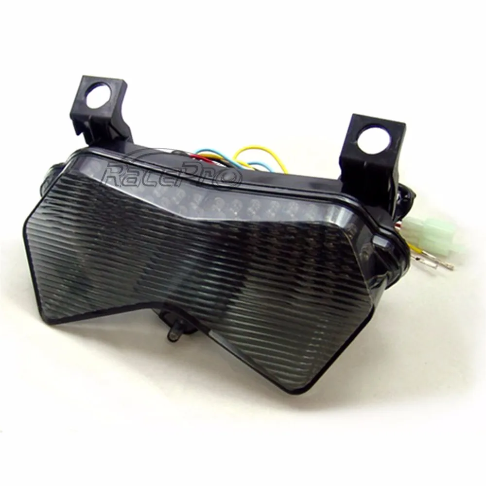 Smoke LED Integrated Turn Signal Tail Light For Kawasaki Ninja ZX6R & ZZR600 – 12V
