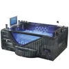 Black color bath bathtubs,large massage bathtubs,jet whirlpool bathtub with seat
