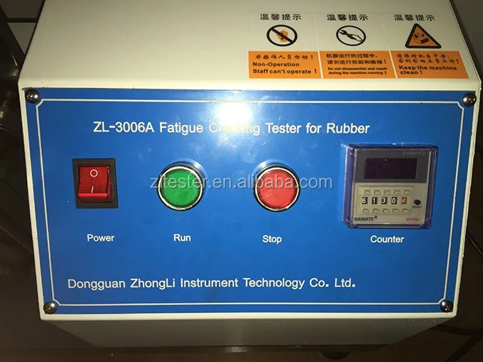 ASTM D813 ASTM D430 ISO 132 Demattia Flexing Cracking Tester