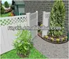 pvc plastic fence for garden, Paddock fence 3 rail white color, pvc valla de plastico para el jardin