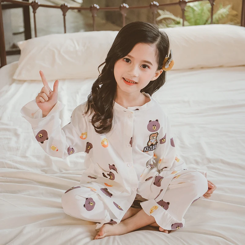 girls pajamas set