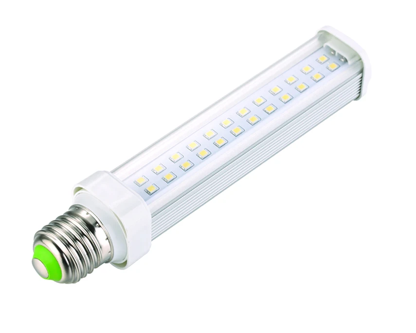 
7W 85-135V PLC Replacement E27/E26 Base LED Lamp Bulb Replace 2U Fluorescent Lamp LED Plug-in Light With Milky Cover 