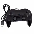 White Black Classic Wired Game Controller Gaming Pro Remote Game Controller Gamepad For Nintendo Wii
