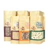 Plastic laminated kraft paper food packaging bags for cookies/coffee/cholate/tea/chips