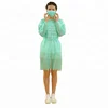Yellow waterproof Non-woven Hospital Disposable PP+PE Isolation Gown