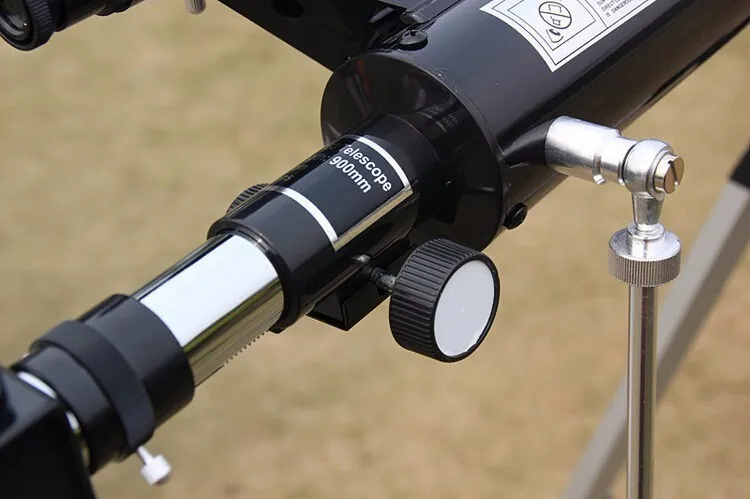 900毫米大型折射天文望远镜,带伸缩三脚架用于户外活动,天体探索