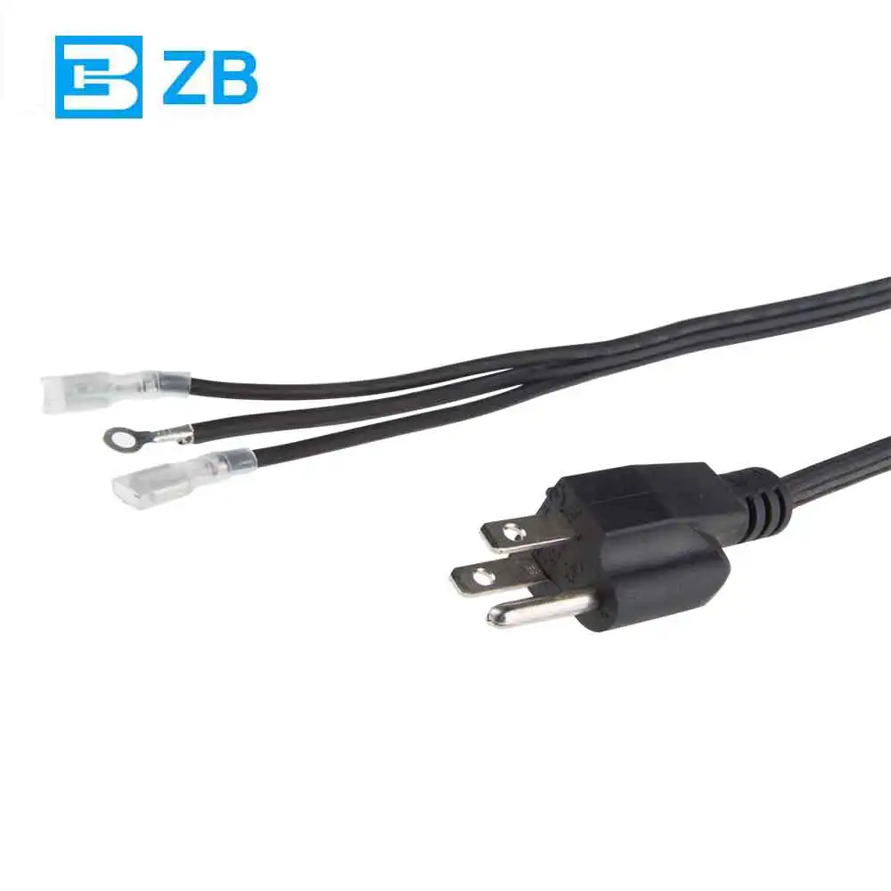 2way Y//Splitter Outlet Saver AC Power 1*Male~2*Female Cable//Cord//Wire 16awg 13A
