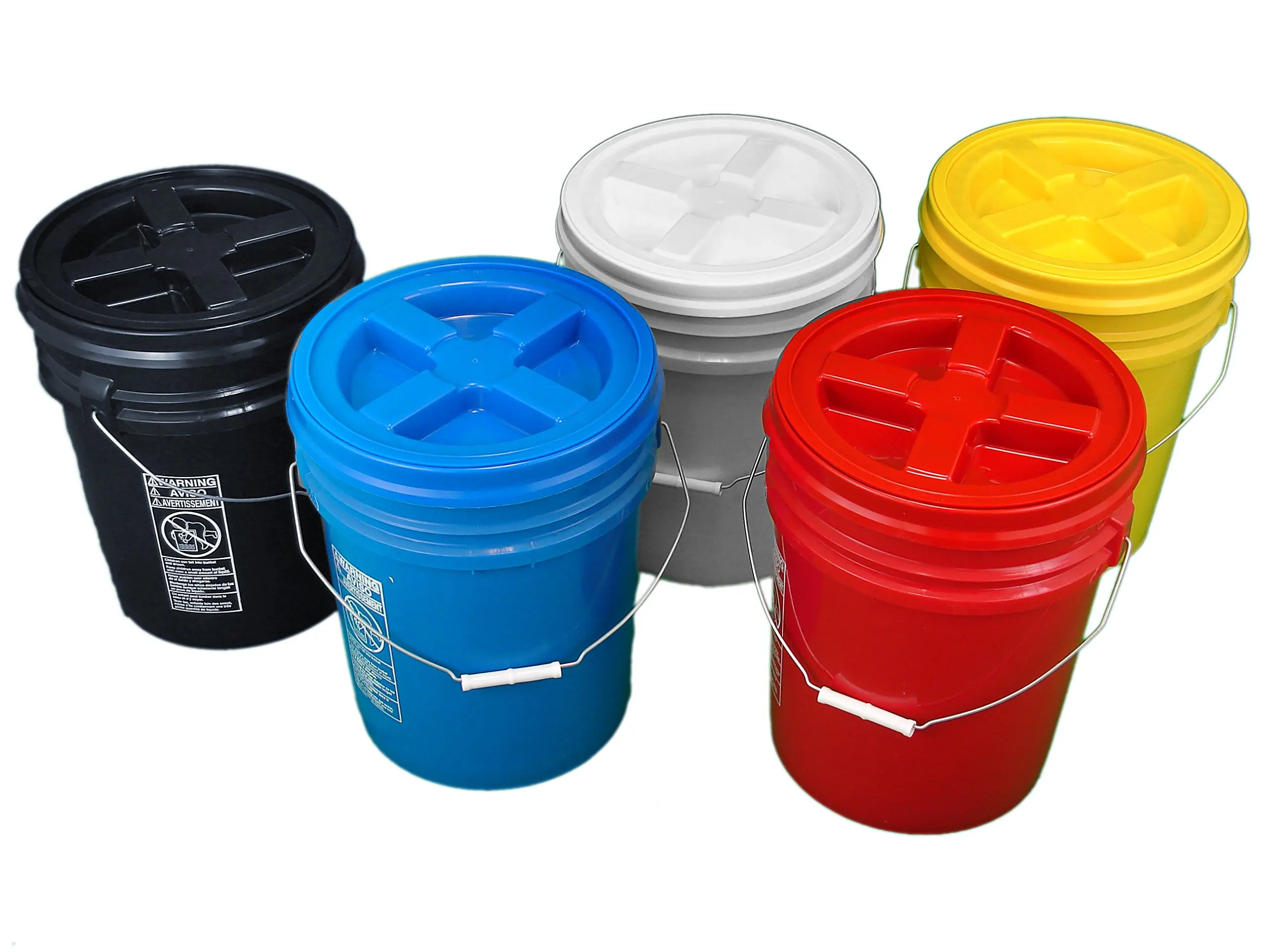 5 gallon bucket with resealable lid