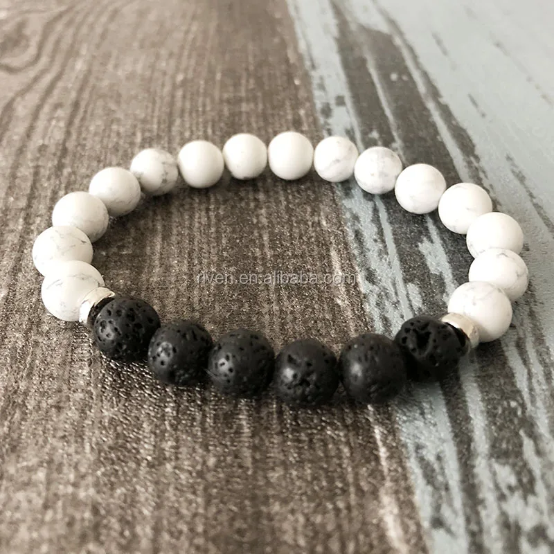 Sn1060 Men Yoga Mala Beads Bracelet Meditation Jewelry Anxiety Product Picture And Similar Designs Sn1060 Men Yoga Mala Beads Bracelet Meditation Jewelry Anxiety Relief Man Howlite Lava