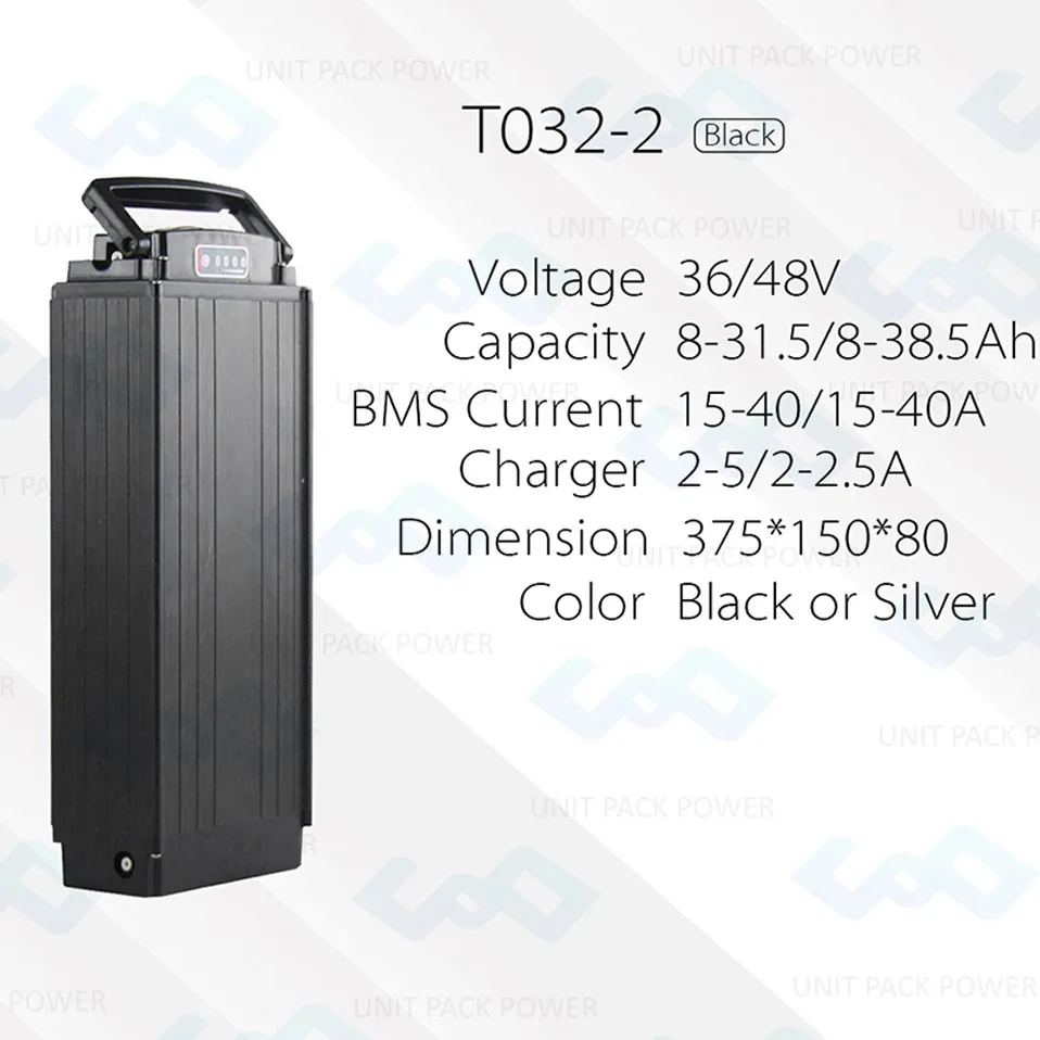 UPP brand Ebike battery pack 48v 14ah 13S7P 18650 li-ion battery pack with charger for electric bike conversion kit