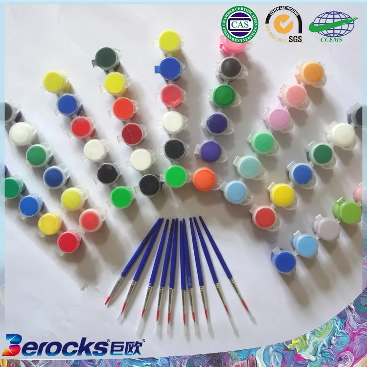 Children Play Environmental Frienldly Washable Acrylic Finger Paint For