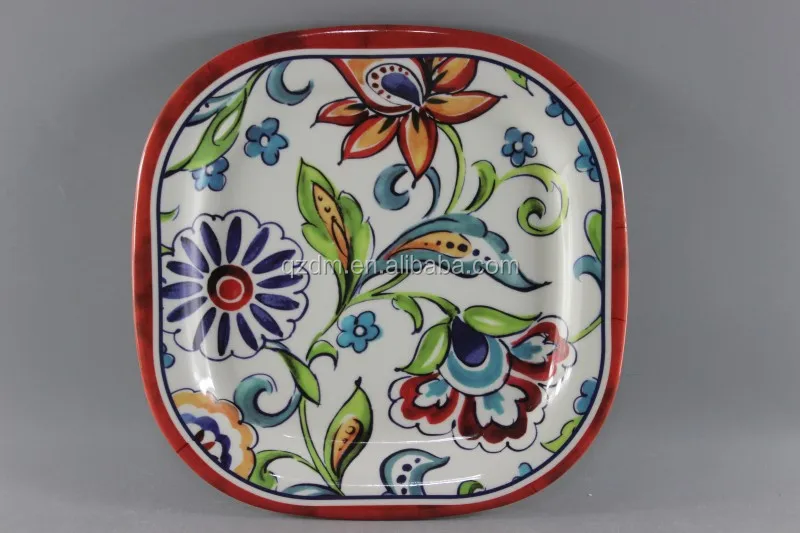 10.5" Melamine Square Plate 26x26cm