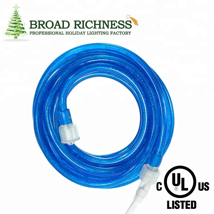 2-wire Steady Blue Incandescent Rope light