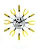 Real tools decorate workshop clock,tools clock