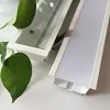 Ultra wide arc wing led channel outer wide 56.7mm led aluminum profile for 12mm wide led strip