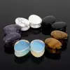 Fashion Stone Teardrop Ear Plugs Tunnel Piercings Plugs Earring Gauges Ear Expanders Stretcher Plug Ear Body Piercings Ring