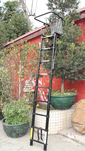 telescoping hunting ladder