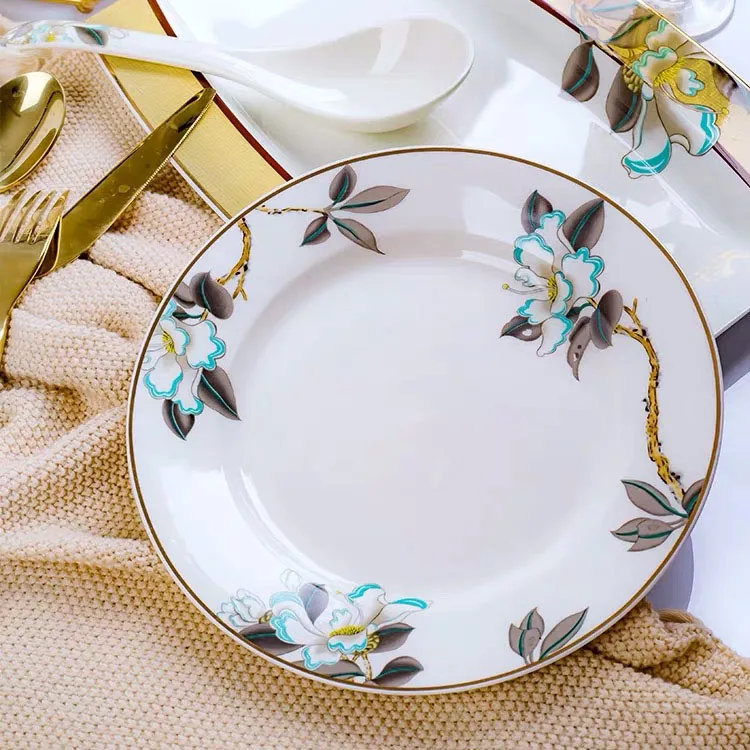 luxury-dinner-plates-set-porcelain-ceramic-with-golden-edge-buy