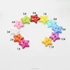 Garments accessories Decorative Colored star shaped button for kid clothes