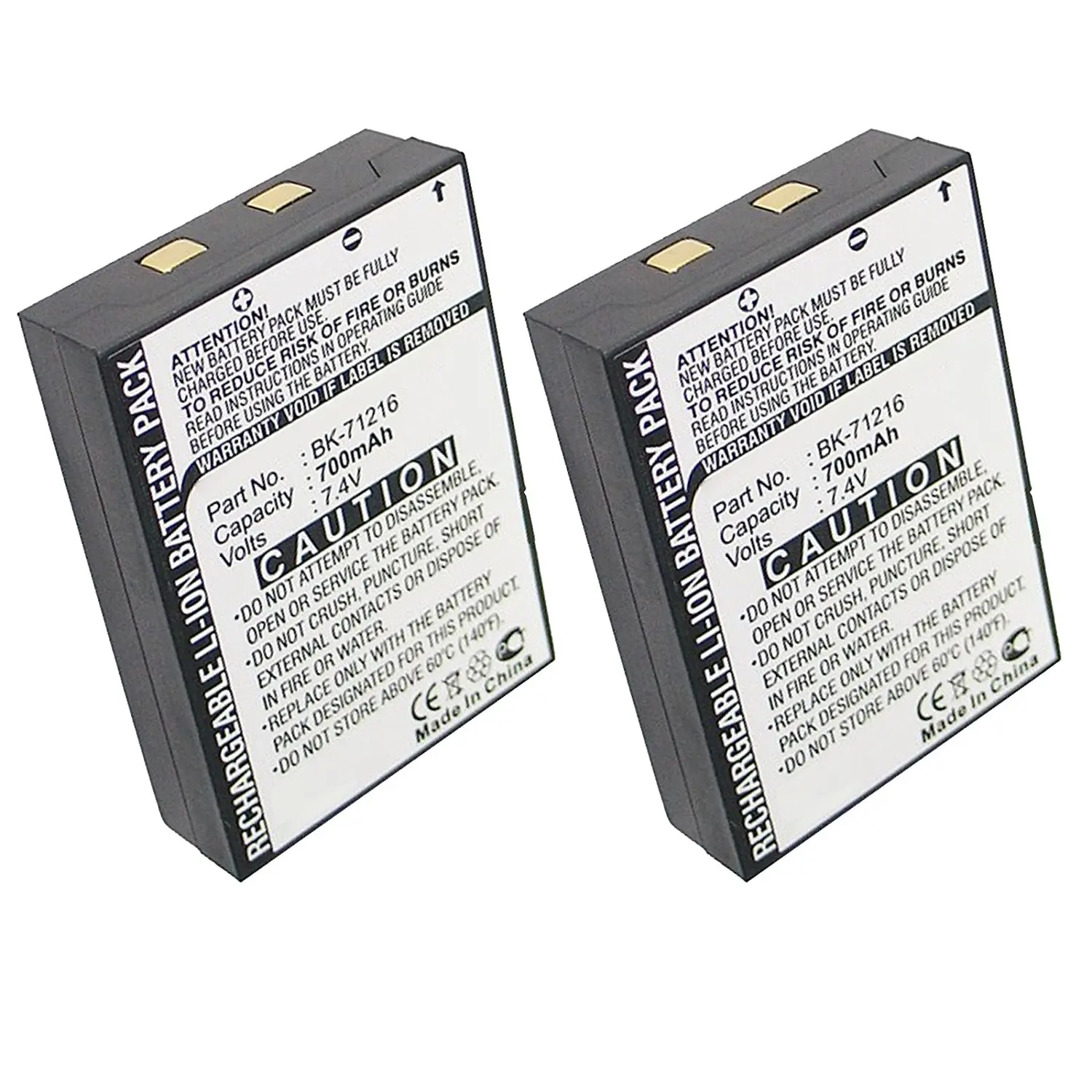 Get Quotations · 2pcs Exell Li-Ion FRS Two-Way Radio Battery Fits Cobra CXR  700,