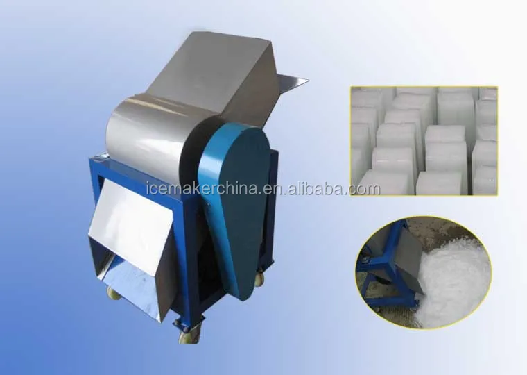 Block Ice 60KG Electric Ice crusher for  Seafood Preserved