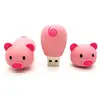 cartoon animal usb flash drive 64g pendrive 32gb16gb 8gb 4gb new style Hot Sale cute animal pig shape pendrive Usb 3.0