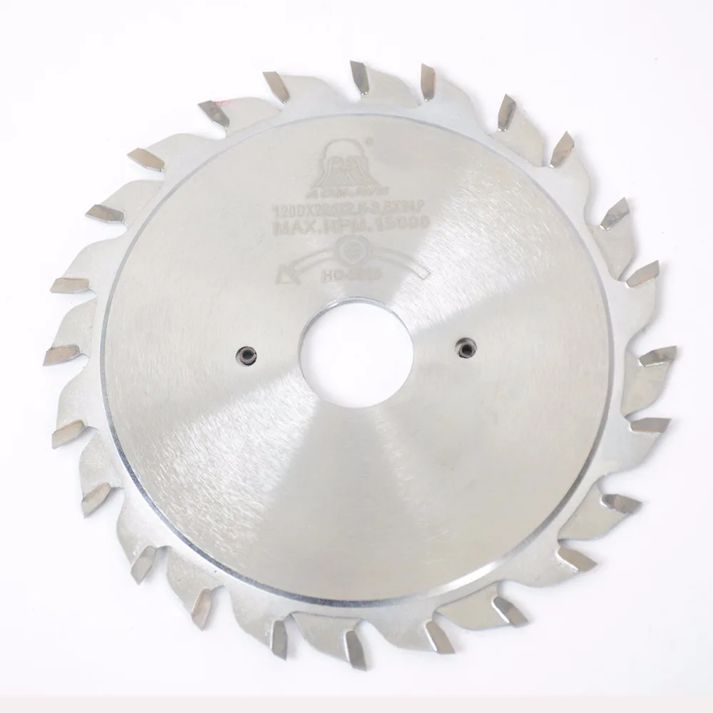 
shim free single Tungsten Carbide Circular single one adjustable scoring saw blade for MDF Panel Cutting 