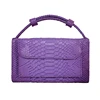 New arrival python embossed genuine leather handbag sling bag with chain designer cell phone wallet wholesale