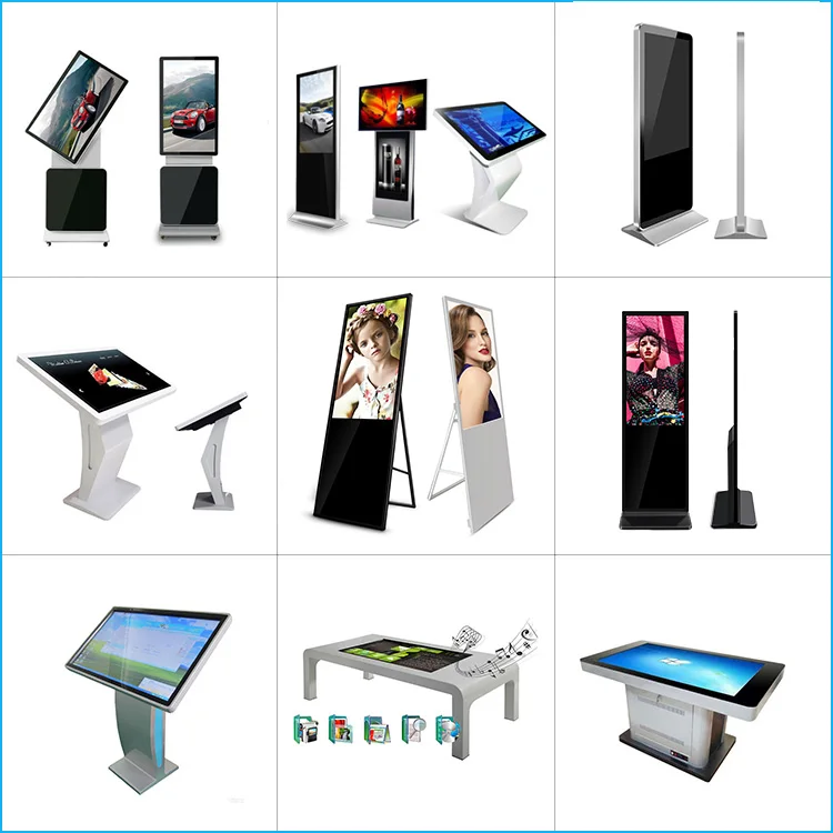Advertising Marketing 4K LCD Commercial Grade Digital Signage with AV-IN