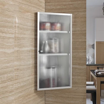 Stainless Steel Bathroom Kitchen Storage Corner Cabinet Cupboard 3 Stainless Steel Bathroom Kitchen Storage Corner Cabinet Cupboard 3 Layer Matte Gl