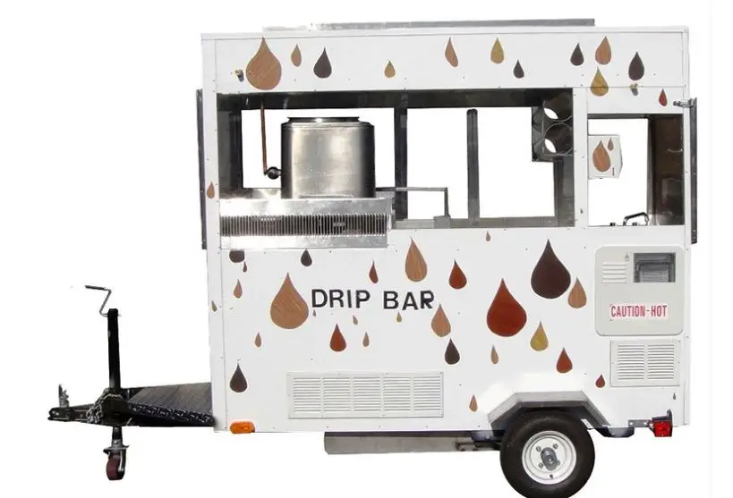 移动食品车食品拖车冰淇淋零食食品自动售货机