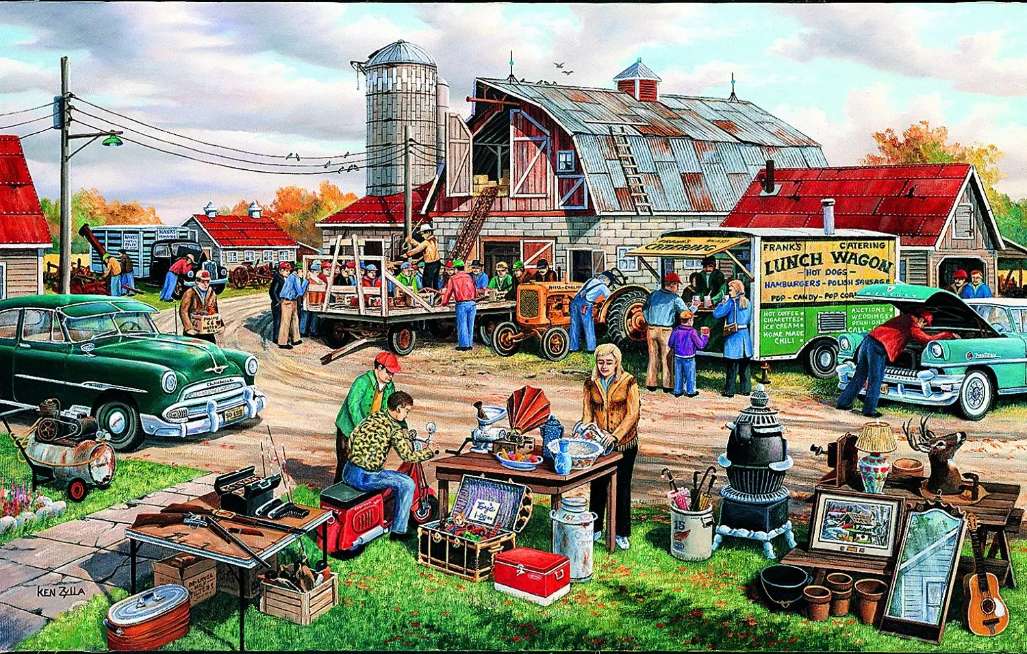 Buy Country Yard Sale 100 Pc Jigsaw Puzzle By Sunsout In Cheap Price On Alibaba Com