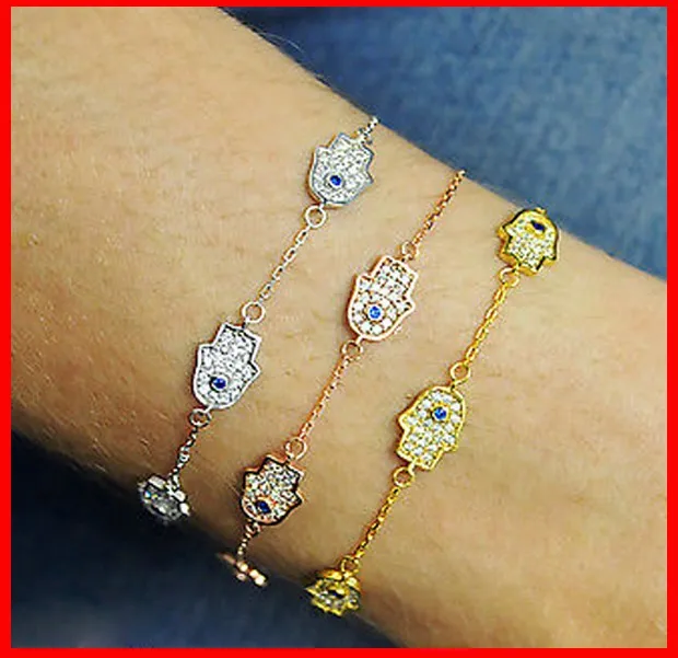 2017 925 sterling silver rose cz bead marble bead bracelet