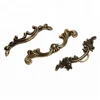 European classical antique wardrobe cabinet door handles, ancient silver carved drawer pull knobs handle