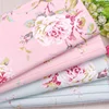 wholesale rose flower pattern print 100% cotton fabrics in stocks