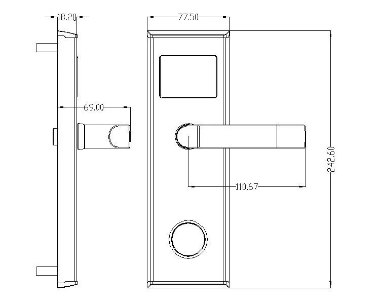 Onity Hotel Lock (hl601) - Buy Onity Hotel Lock,Cheaper Lock,Hotel Lock