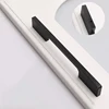 Cabinet aluminium black kitchen cabinet handles and knobs