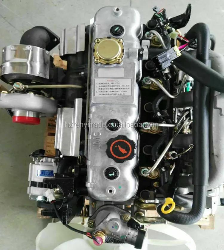 4 Cylinder 63kw 140hp Jmc 4jb1 Turbocharged Jx493zlq3a 2800 Cc Motor
