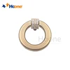 Modern European style Zinc crystal furniture ring-pull