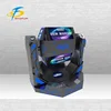 Amazing 9D Cinema VR Roller Coaster Experience With Double Players Vr Game Machine For Theme Park