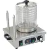 High Quality Commercial Electric Hot Dog Warmer Two-sticks Sausage Roller Grill Hot Dog Bun Warmer