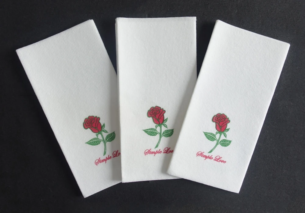 Top Quality Paper Tissue Napkins Custom Napkins With Logo Disposable