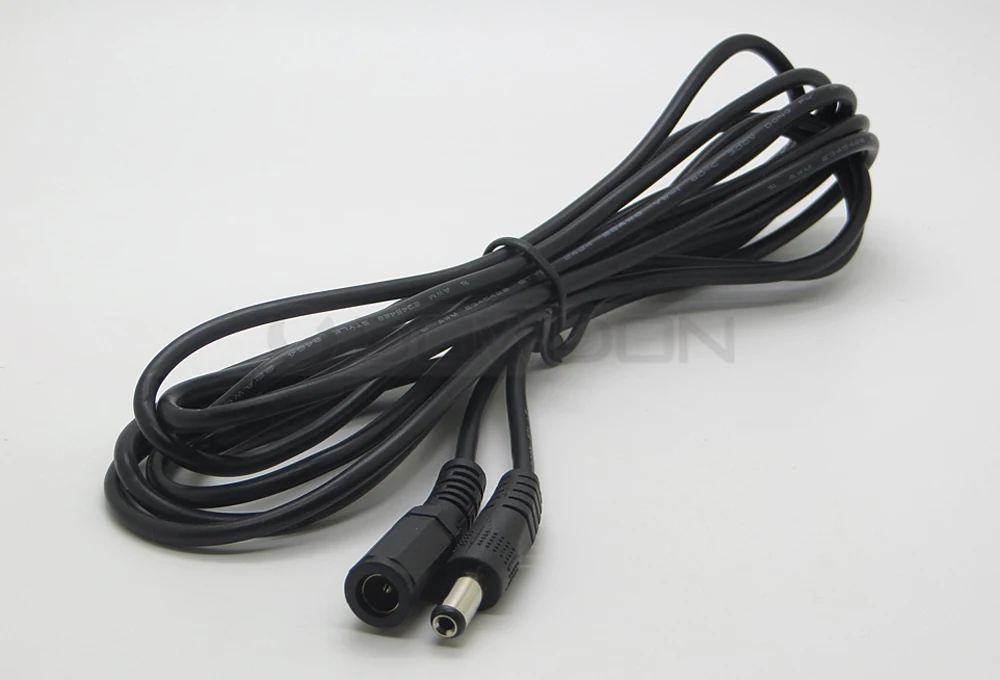Câble D'extension DC 5.5x2.1mm, 10 Pieds (3m) - Pour Caméra CCTV, DVR, Neuf En Boîte Ouverte