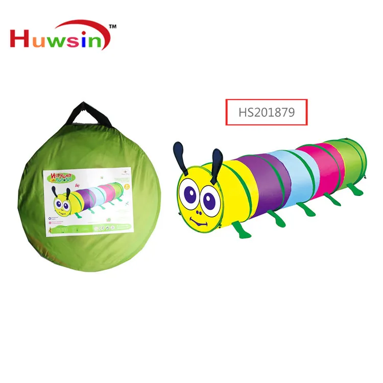 HS201879,  Huwsin Toys, Child crawling bed kids play tent with tunnel