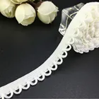 Wholesale Nylon crochet underwear straps bra adjustable garter straps jacquard elastic webbing