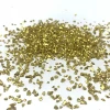 Crushed Decorative Golden Coated Glass Chips For Flooring/fire pit
