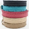 R204 Wholesale PU leather lace trim shoe tape lace trim for sandals webbing